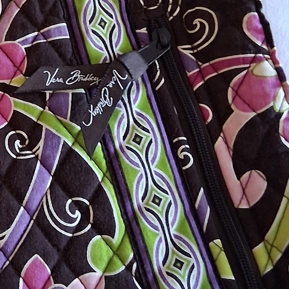 Vera Bradley Quilted Multi Colored Floral Pattern Shoulder Bag - Picture 10 of 11